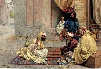 unknow artist Arab or Arabic people and life. Orientalism oil paintings 192 China oil painting art